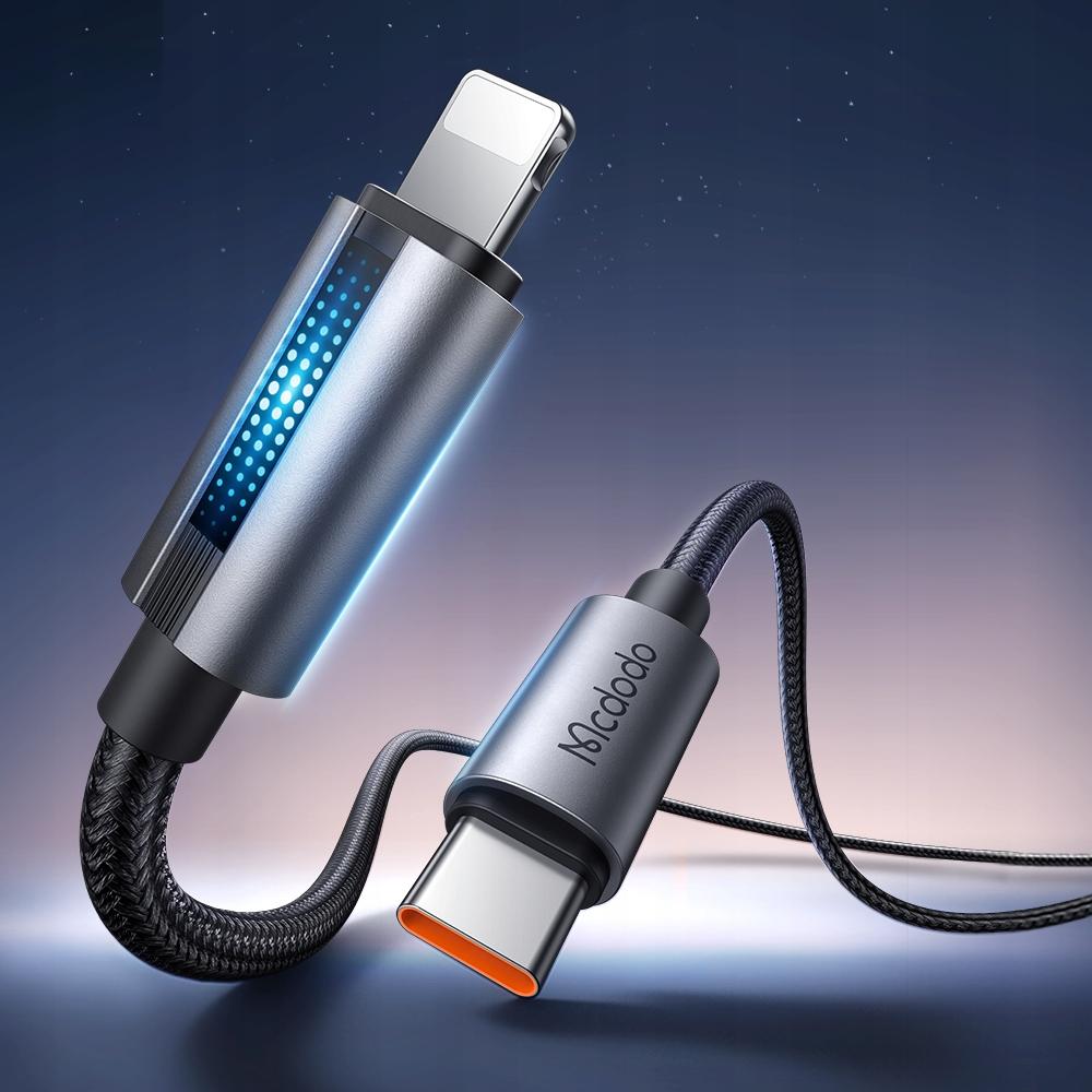 Mcdodo Charger Usb-C Lightning Fast Charging Cable For Iphone 1M Led