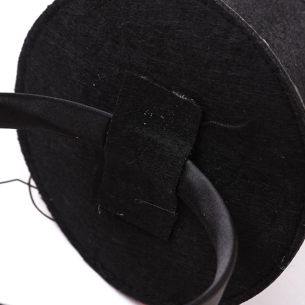 Baby Girls Ringmaster Circus Costume Sleeveless Sequined Bowknot Romper Feather Mini Top Hat Halloween Cosplay Outfit