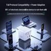 Llano 65W GaN Multi-Port Desktop Charger with Retractable Type-C Cable