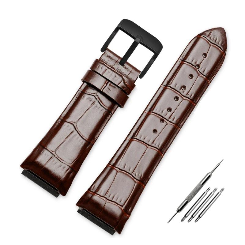 

Классический 22 мм синий ремешок из натуральной кожи для часов GUESS W0040G3 W0247G3 W0040G7 Series Cowhide Watchband мужской браслет 22mm