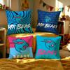 Logo M-Mr cool Beast Cushion Cover Car Throw Pillow Case For Sofa Car Christmas Gift 40x40cm 45x45cm