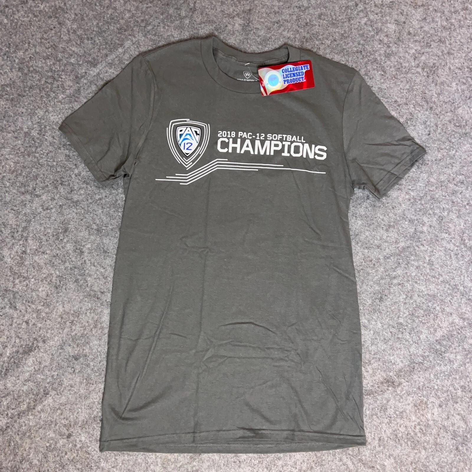 Oregon Ducks Mens Shirt Small Gray Short Sleeve Tee Pac 12 NCAA Softball 2018 3XL