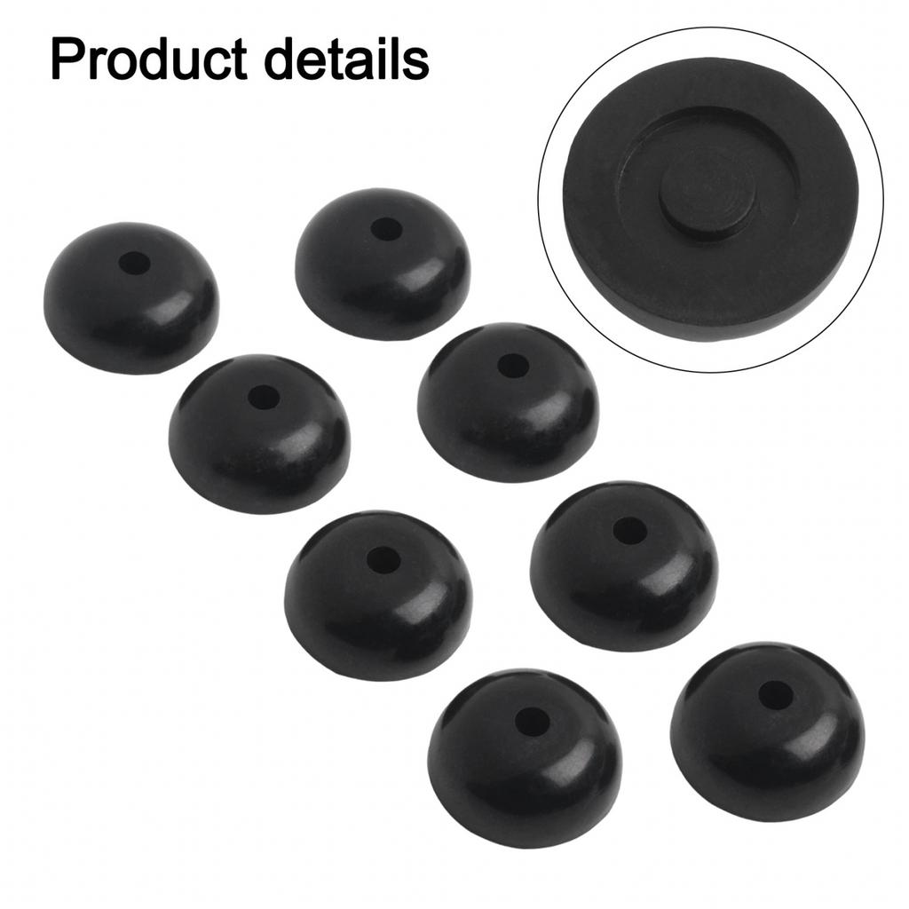 8pcs Speaker Cabinet Rubber Table Conical Full Size
