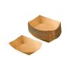 100Pcs Serving Trays Kraft Paper Food for Sandwiches Dog Dessert