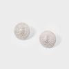 French Star Round Ball Stud Earrings: Stylish, Exquisite, Simple Design with a Luxurious, High-Class Feel.
