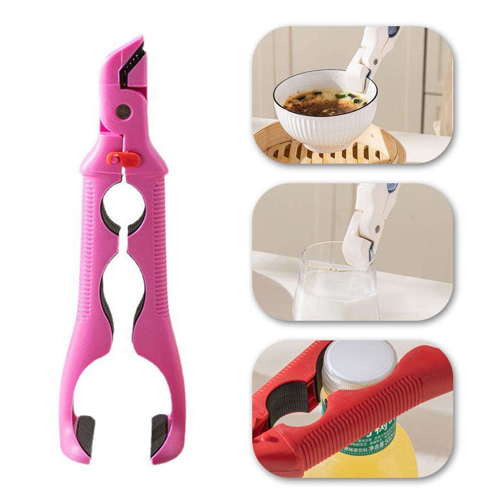 Klips przeciwoparzeniowy Silikonowy Kuchenny Talerz Przeciwoparzeniowy Miska Naczynie Garnka Uchwyt Klips Gorący Podnośnik Akcesoria Kuchenne Gadżet