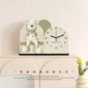 Creamy-style Table Clock Cute Ornament Exquisitely Designed Table Clock Household Fashionable Home Deco Relogio De Mesa YS40CC