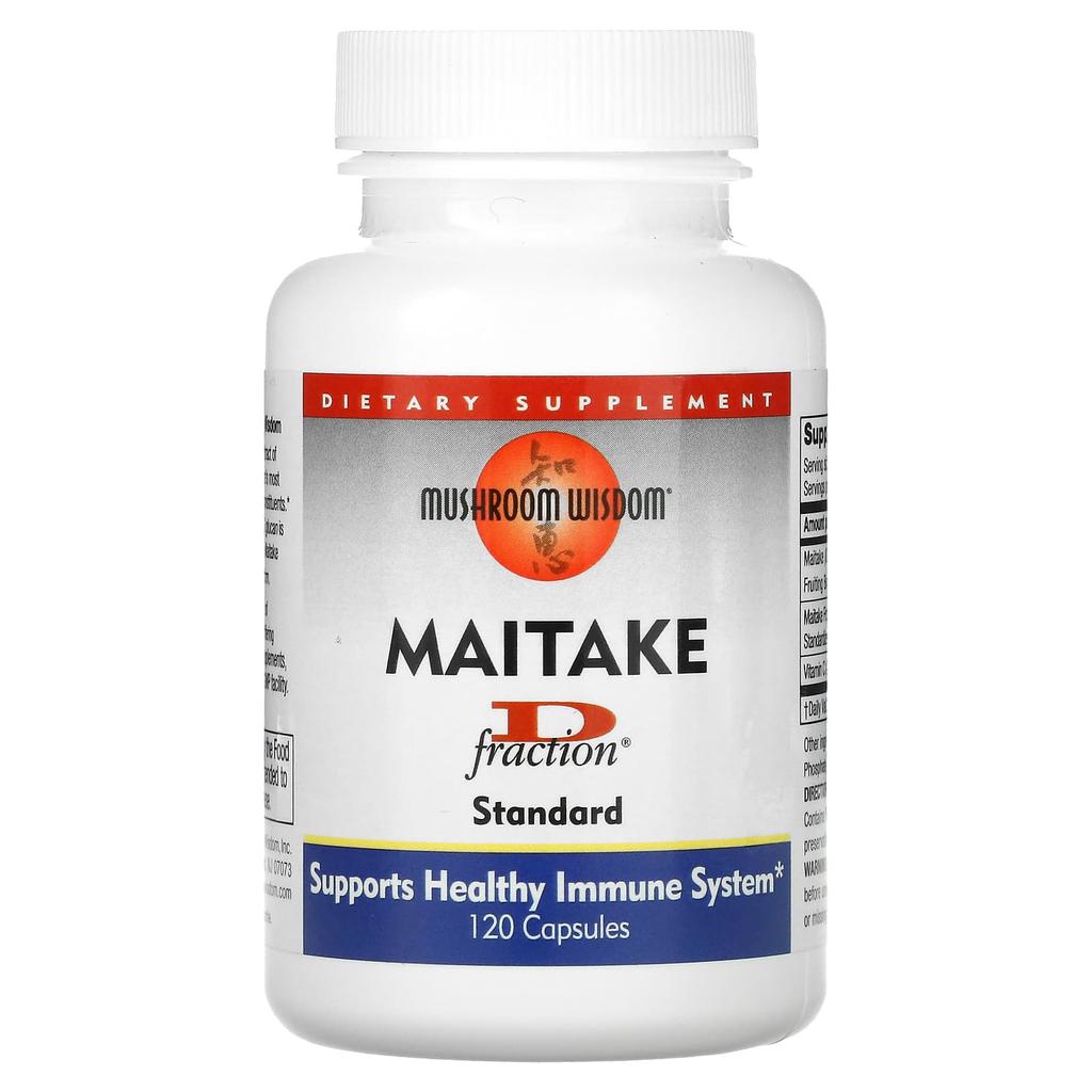 Maitake D-Fraction, Standard, 120 Capsules