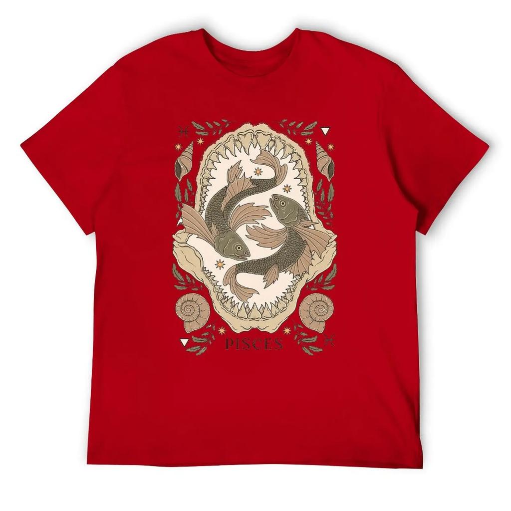Fresh Pisces Twelve Constellation (12) T-shirt  Move T-shirts Casual Graphic Funny Novelty Leisure USA Size