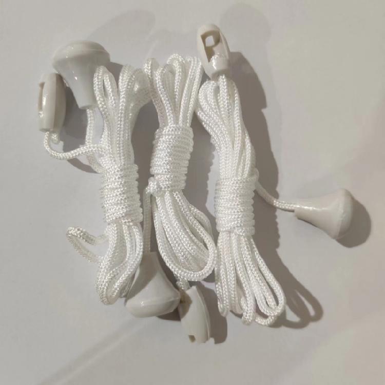 10Pcs 1.5m Light Switches Pull Rope Bathroom Light Pull Cord String with Connector for Ceiling Switches Bathroom Light