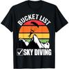 Bucket List Fallschirmspringen Vintage Fallschirmspringer Fallschirmspringen T-Shirt(1)