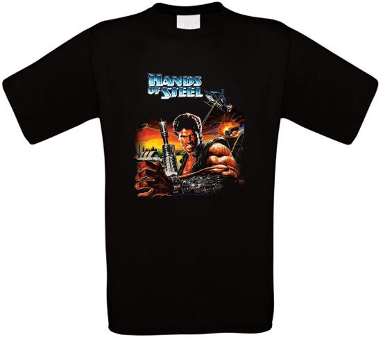 Hands of Steel Vendetta Dal Futuro Paco Cult Movie T-Shirt All Sizes
