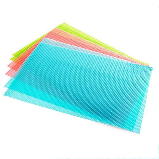 4Pcs Refrigerator Pad Anti Slip Kitchen Supply EVA Cuttable Refrigerator Pad Mat for Cabinets