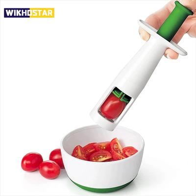Taglia pomodori, utensili per uva, ciliegie, divisore per insalata, artefatto per bambini, piccoli accessori da cucina, gadget da taglio