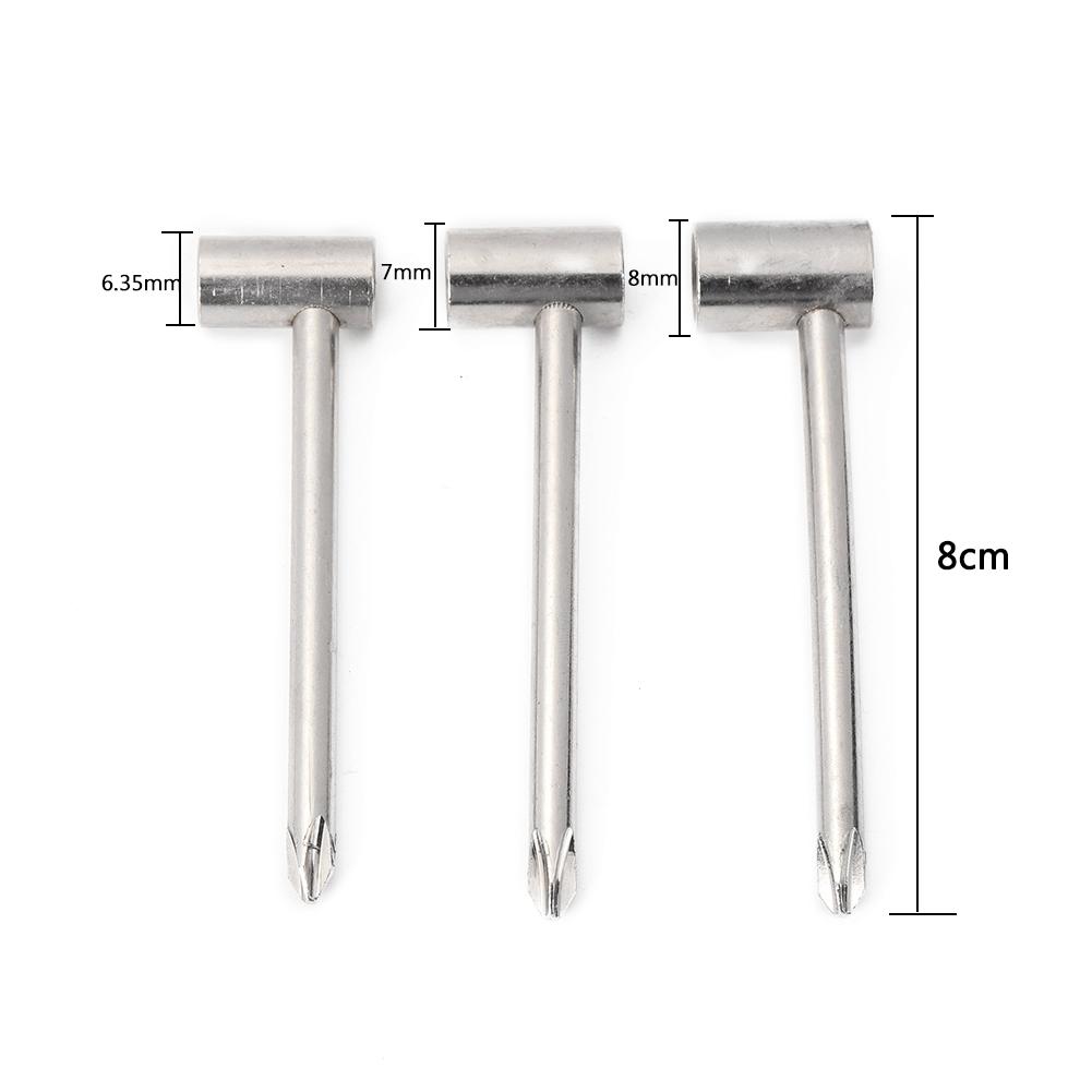 3pcs Guitar Pipe Hexagon Sockets Set Stringed Instruments Truss Rod Wrench for Taylor Guitar Replacement Parts