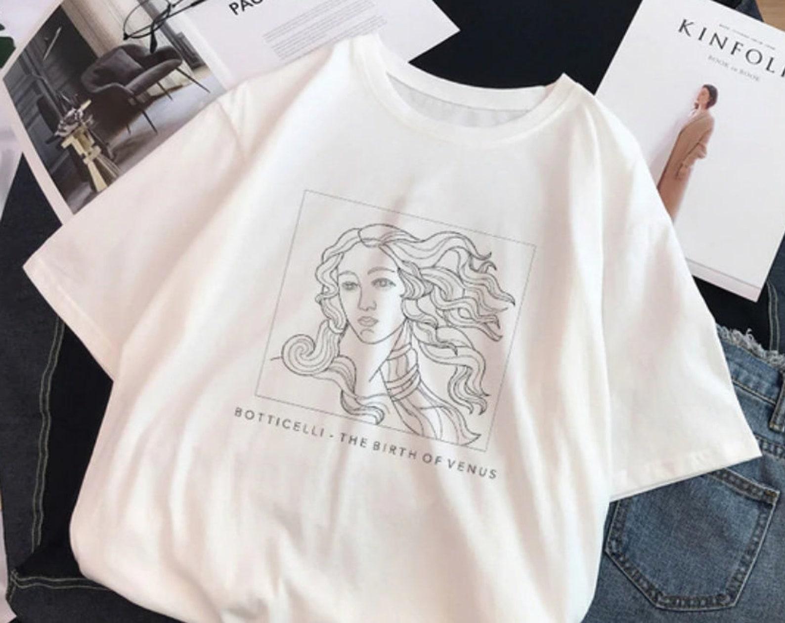Botticellis Birth of Venus T-Shirt: Fine Art Tee S