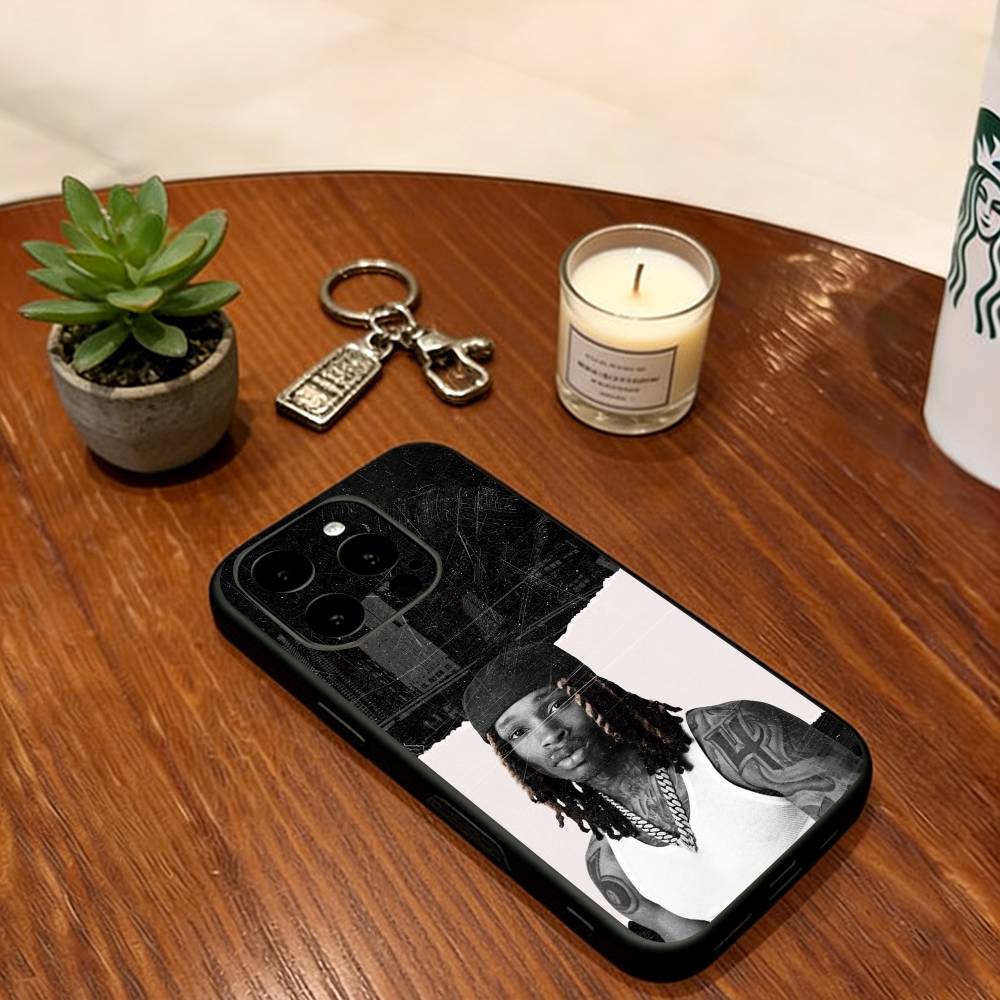 

Raper K-King Von Phone Case Soft Silicone black For IPhone 17 16 15 14 13 12 11 X XR Plus Pro Max Plus iPhone16Se4