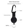 4cm Nylon Rope Retractable Keychain with Carabiner, Anti-Lost Device