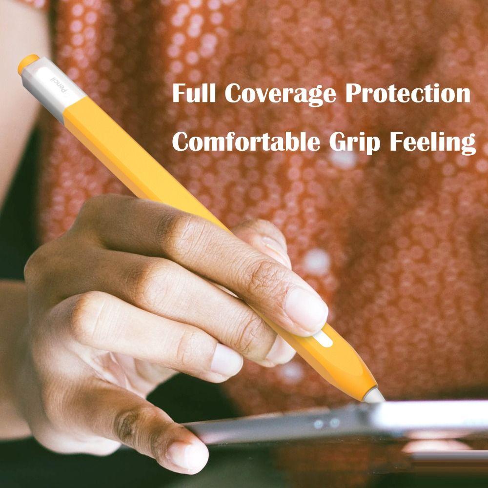 Liquid Silicone Tablet Pencil Case 2nd Gen Not Affect Charge Touch Screen Pen Cover Anti Slip Shockproof for Apple Pencil 2/Pro
