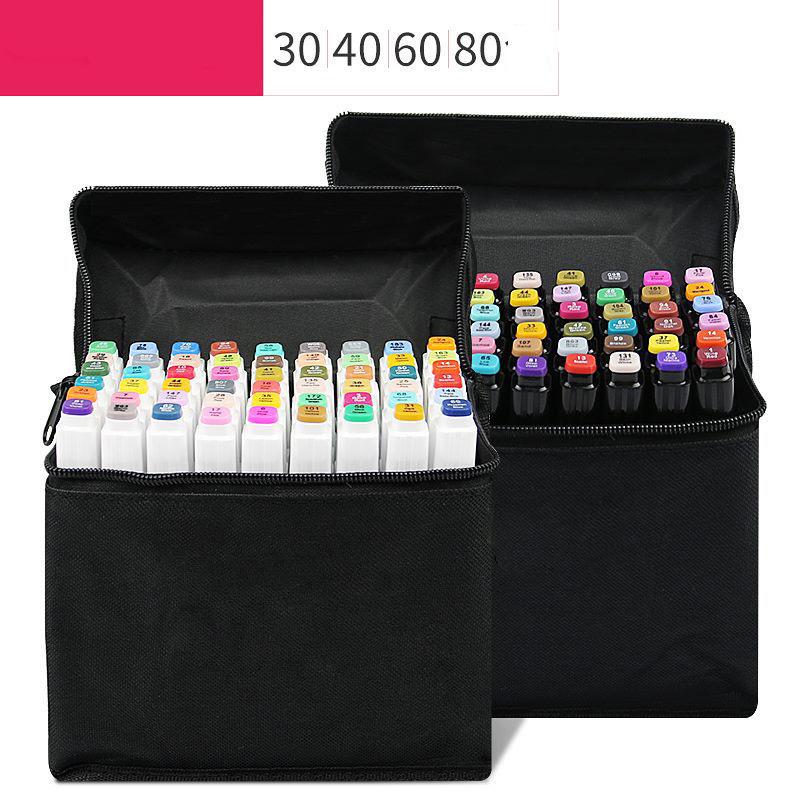 

Набор художественных маркеров, маслянистые маркеры для эскизов художников с двумя головками для анимации, маркер-ручка, маркер