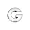 182pcs/lot 8mm 10mm Silver Plain Slide Letter Charms Alphabet A-Z For Bracelet Wristband Keychain Pet Collar DIY Jewelry Making