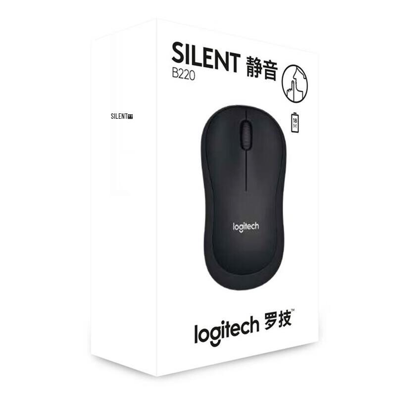 Logitech B220 Wireless Silent Office Mouse