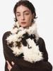 New warm autumn and winter imitation lamb wool scarf women's double-sided light luxury shawl cross versatile fashion scarf fur collar