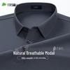 Shanshan Men's Modal Ice Silk Cooling Polo Shirt