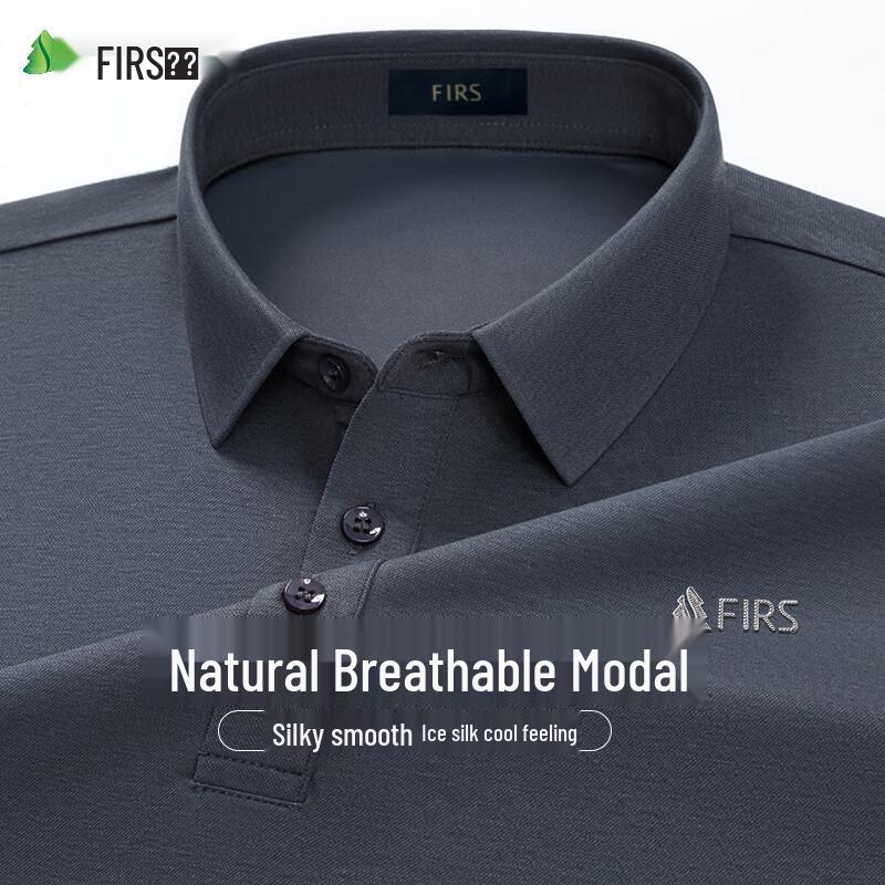 Shanshan Men s Modal Ice Silk Cooling Polo Shirt 2XL