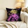 Anime J-JoJos Giorno Giovanna Square Double-Sided printed Pillow Case Bedroom Bedside Pillow Sofa Cushion Cover
