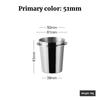 51/53/58mm Coffee Dosing Cup Sniffing Mug for Espresso Machine Wear Resistant Stainless Steel Coffee Dosing Cup Drop Shipping