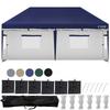 CYFIE Tarp Tent 3m X X 6m with Side Height Door and UV Protection Tarp Highly Easy To Easy To For Storage Case Included 3m X 3m/3m (Reinforced!)