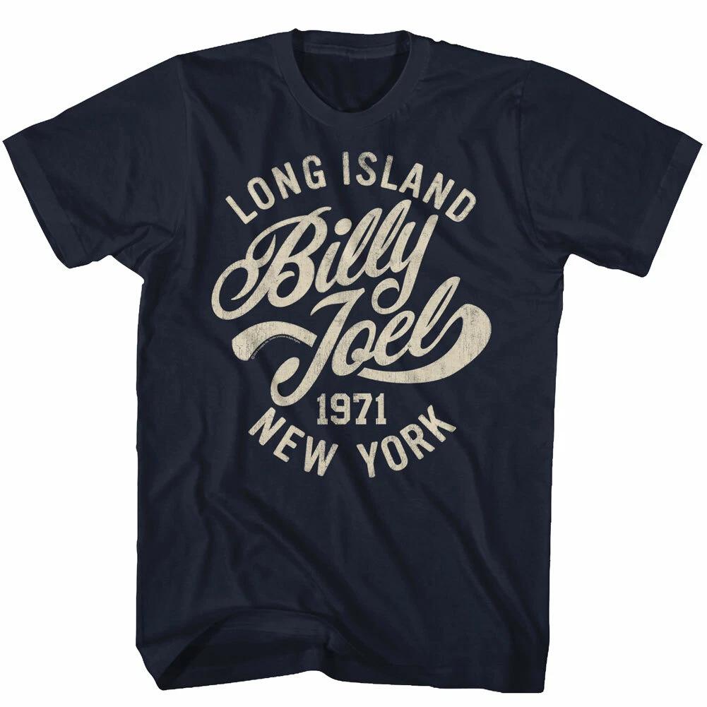 Billy Joel Long Island New York 1971 Men s T Shirt Rock Music Concert Merch 4XL