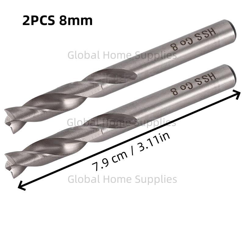 1/2pcs 6/8mm HSS CO Spot Weld Drill Bit Welder Remover Cutter For Removing Spot Welds Metal Hole Grooving Opener Drilling Tool