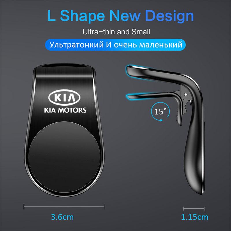 2026 Hot Car Sticker Car Phone Holder Car Air Vent Clip for KIA Sportage Ceed Sorento Cerato Optima Picanto Rio Soul K3 K5 Stoni