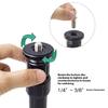 3 Section Adjustable Aluminum Mount Extension Column For DSLR Cameras Universal Attachment Compatibility