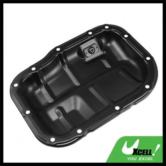 UXCELL Engine Oil Pan 12102-37010 for Toyota Corolla Matrix C-HR Prius for Scion Black