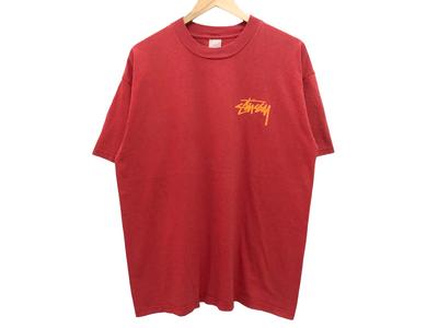 Vintage lata 80. 90. STUSSY oryginalne wzory stussy wyprodukowano w USA rzadki duży znak z tyłu logo koszulka