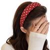 New Arrival Polka-dot Vintage Fabric Wave-shaped High-crown Sponge Versatile Retro Women's Hair Accessory Available