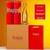New Collection Shuangxi Baijiu Glass Wine Bottle Set for Wedding Banquet - 500ml Thickened Empty Bottles.