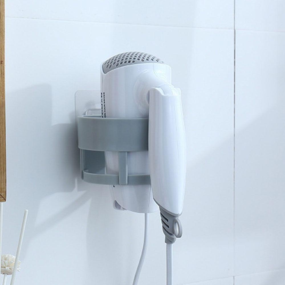 Wall Hanging Hair Dryer Storage Shelf Perforation-Free Hairdryer Holder Hair Dryer Stand Bathroom