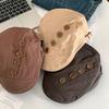 Unisex Cotton Beret With Sun Protection And Adjustable Fit For Spring And Autumn Wear