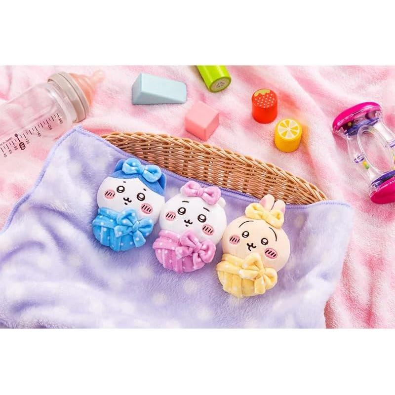 Chiikawa Cuddle Swaddle Petit Mini Mascot Plush (Usagi)