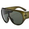 New Oversized Square Sunglasses UV400 Protection Trendy Unisex Design for Outdoor Cycling and Fashion