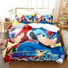Mega Man X DiVE Bedding Set Single Twin Full Queen King Size Bed Set Adult Boys Bedroom Duvet Cover Sets 3D Anime Bed Set
