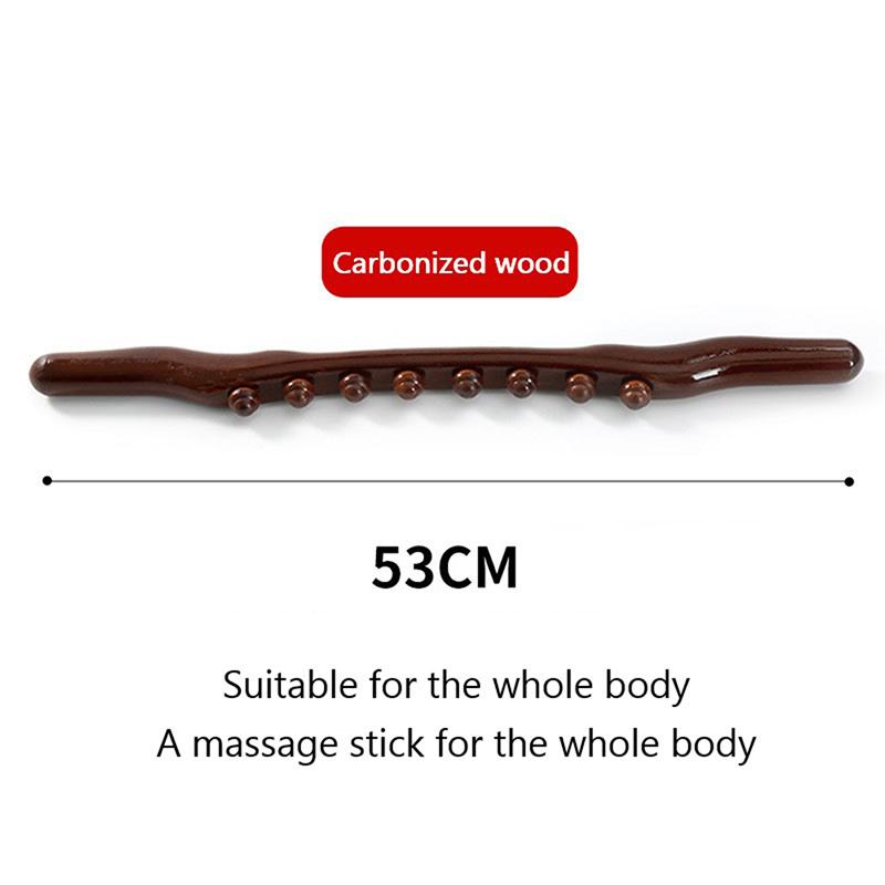 

52 см деревянная скребковая палочка гуаша массажные инструменты массажер для талии/живота/ног/рук/спины массажер для коррекции фигуры