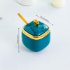 Salt MSG seasoning jar seasoning box ceramic high-end kitchen supplies household chili oil jar combination set