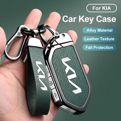 Zinc Alloy Car Remote Car Key Case Cover for KN EV9 Picanto GT Line Carnival Seltos Sorento Morning K5 KA4 EV3 2024Accessory