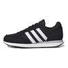 adidas Neo Run 60S 3.0 Tecido Esportivo Confortável Antiderrapante Resistente ao Desgaste Leve Cano Baixo Casual Sapatos Tênis Masculino Preto Branco HP2258