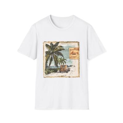 Retro Beach Vibes Unisex T-Shirt, Summer Tee, Vacation Shirt, Casual Wear, Gift